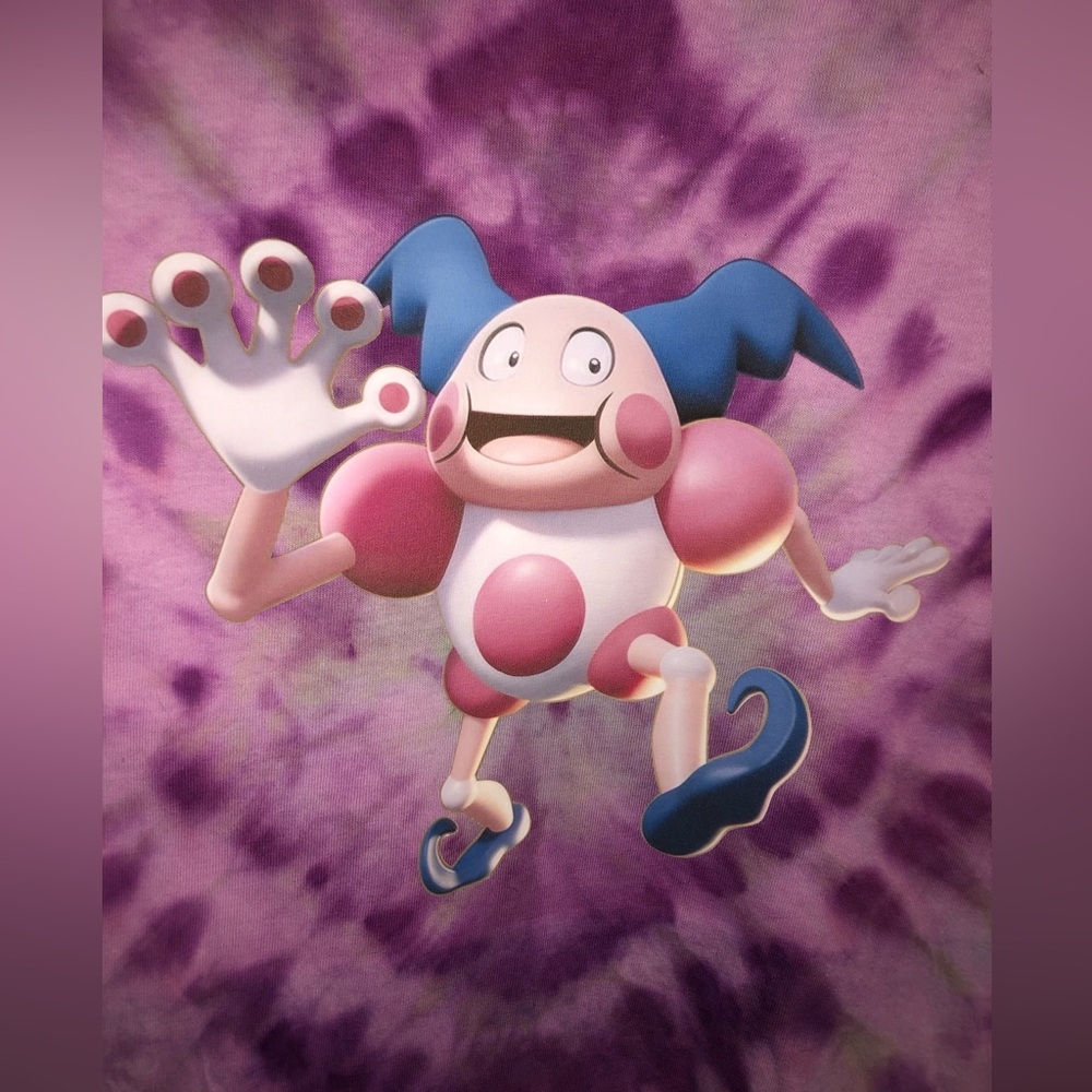 Mr. Mime Pokemon Tie Dye